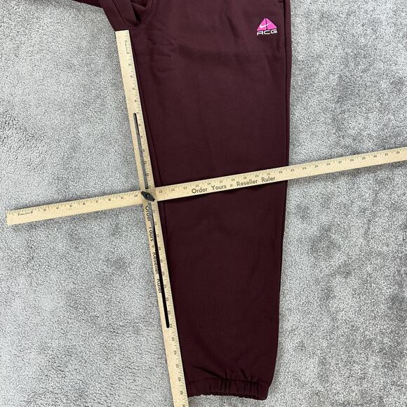 Nike ACG Therma-FIT Pants Mens Medium Maroon Repel Loose Fit Tapered FV8650-652 - Picture 5 of 15